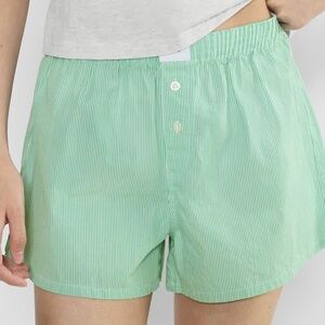 Aritzia Tna Dally Poplin Boxer Short